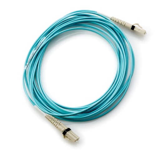 HP 2m Multi-mode OM3 50/125um LC/LC 8Gb FC and 10GbE Laser-enhanced Cable (1 Pack)