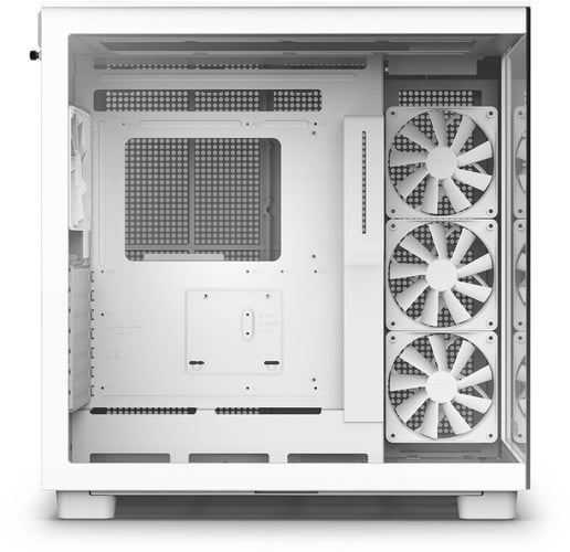 NZXT H9 Flow Mid Tower Gaming Case - White 