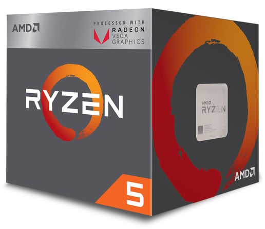 AMD Ryzen 5 2400G 3.6GHz Quad Core AM4 CPU 