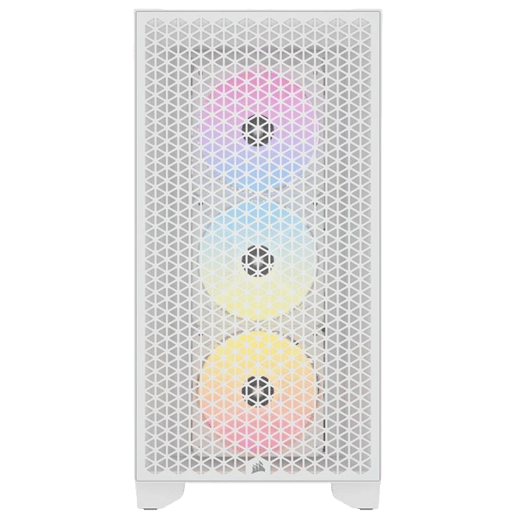 Corsair 3000D RGB AIRFLOW Mid Tower Gaming Case - White 