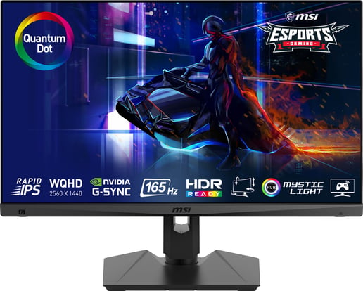 MSI Optix MAG274QRF-QD 27 inch IPS 1ms Gaming Monitor - 2560 x 1440, 1ms, HDMI