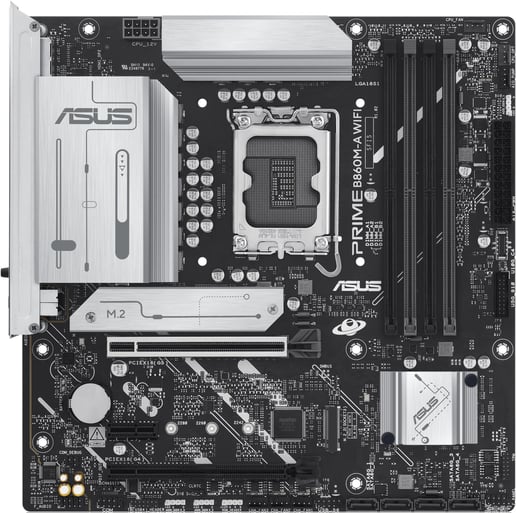 ASUS Prime B860M-A WiFi mATX Motherboard for Intel Socket 1851 CPUs