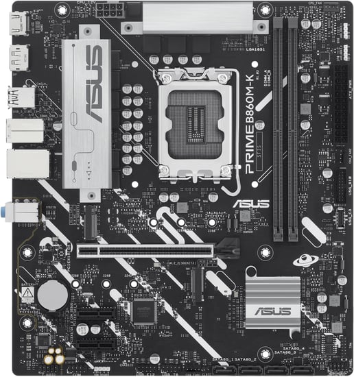 ASUS Prime B860M-K mATX Motherboard for Intel LGA1851 CPUs