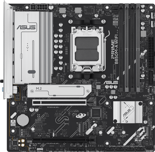 ASUS Prime B850M-A WiFi mATX Motherboard for AMD AM5 CPUs