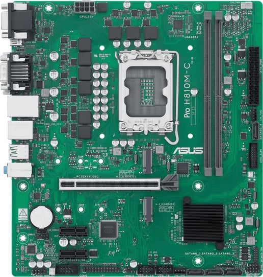 ASUS Pro H810M-C-CSM mATX Motherboard for Intel LGA1851 CPUs
