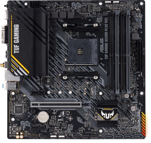 ASUS TUF Gaming A520M-Plus WIFI mATX Motherboard for AMD Socket AM4 CPUs