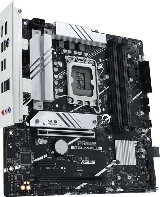 ASUS Prime B760M-PLUS mATX Motherboard for Intel LGA1700 CPUs