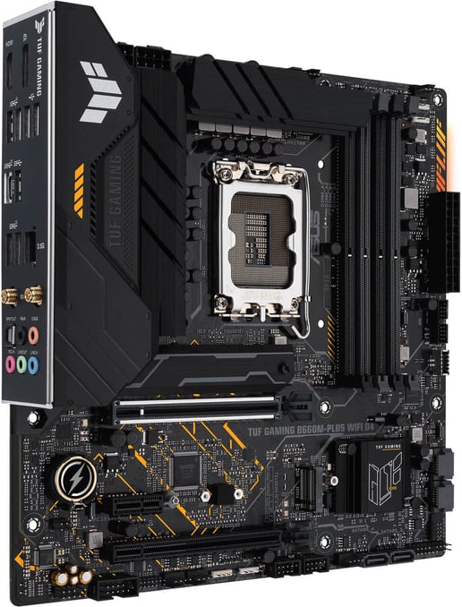 ASUS TUF Gaming B660M-Plus WIFI D4 mATX Motherboard for Intel LGA1700 CPUs