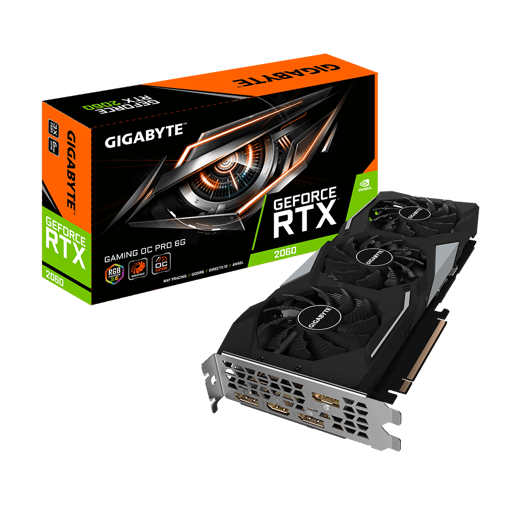 Gigabyte GeForce RTX 2060 OC 6GB Graphics Card