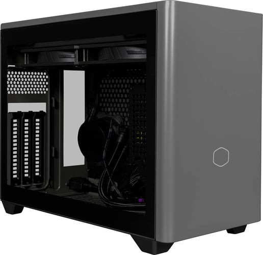 Cooler Master MasterBox NR200P MAX ITX Case - Black/Grey 850W  Power Supply