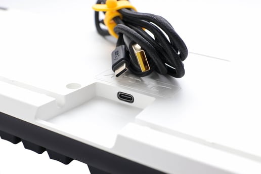 Ducky One 3 Classic Mechanical USB Keyboard in Galaxy Black, Full-size, RGB, UK Layout, Cherry MX Silent Red Switches