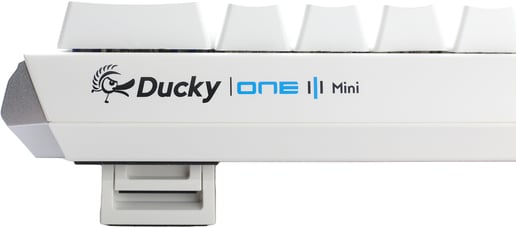 Ducky One 3 Classic Mini Mechanical USB Keyboard in Pure White, 60%, RGB, UK Layout, Cherry MX Silver Switches