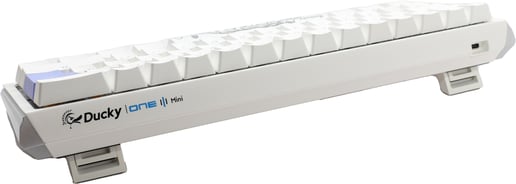 Ducky One 3 Classic Mini Mechanical USB Keyboard in Pure White, 60%, RGB, UK Layout, Cherry MX Silver Switches