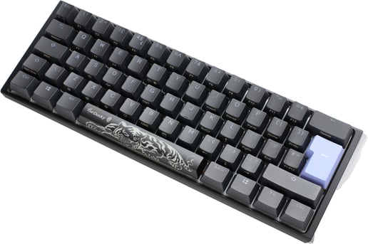 Ducky One 3 Classic Mini Mechanical USB Keyboard in Galaxy Black, 60%, RGB, UK Layout, Cherry MX Red Switches
