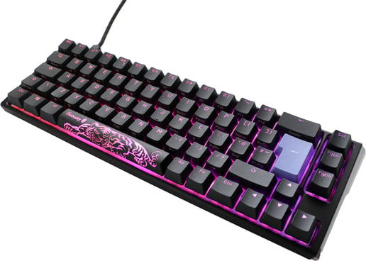 Ducky One 3 Classic SF Mechanical USB Keyboard in Galaxy Black, 65%, RGB, UK Layout, Cherry MX Black Switches