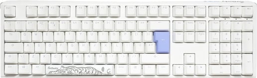 Ducky One 3 Classic Full Size Mechanical Cherry MX Brown RGB USB Keyboard - Pure White