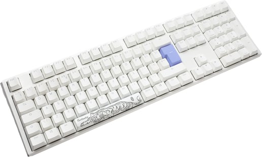 Ducky One 3 Classic Full Size Mechanical Cherry MX Brown RGB USB Keyboard - Pure White