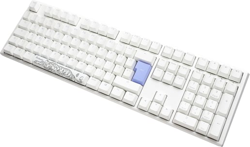 Ducky One 3 Classic Full Size Mechanical Cherry MX Brown RGB USB Keyboard - Pure White