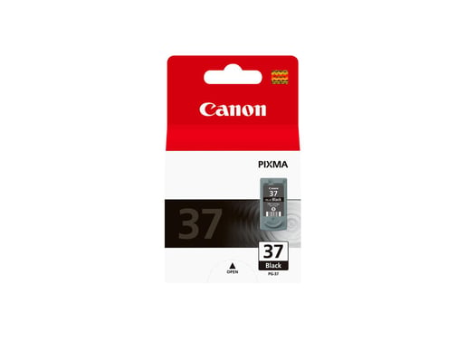 Canon PG-37BK Ink Cartridge - Black, 11ml (Yield 220 Pages)