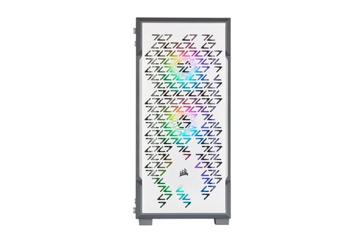 Corsair iCUE 220T RGB Airflow Mid Tower Gaming Case - White 