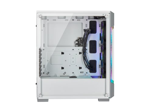 Corsair iCUE 220T RGB Airflow Mid Tower Gaming Case - White 