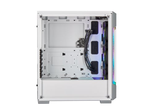 Corsair iCUE 220T RGB Airflow Mid Tower Gaming Case - White 