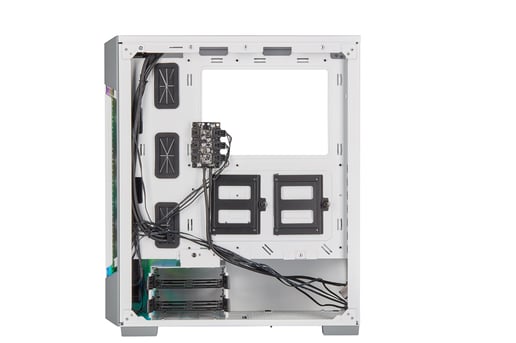 Corsair iCUE 220T RGB Airflow Mid Tower Gaming Case - White 