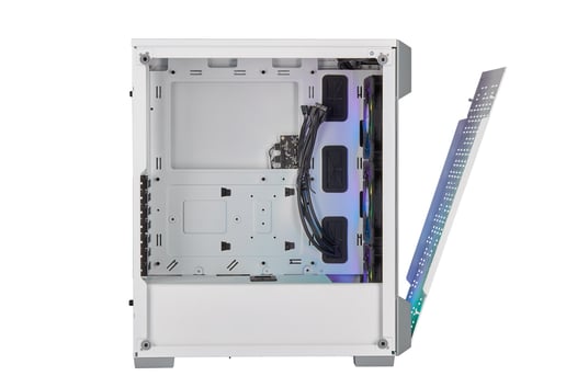 Corsair iCUE 220T RGB Airflow Mid Tower Gaming Case - White 