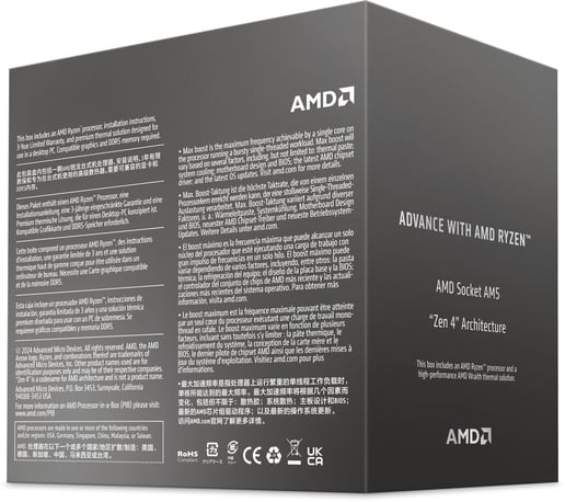 AMD Ryzen 7 8700F 8 Core/16 Thread AM5 CPU 