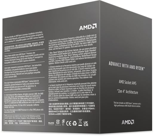 AMD Ryzen 5 8400F 6 Core/12 Thread AM5 CPU 