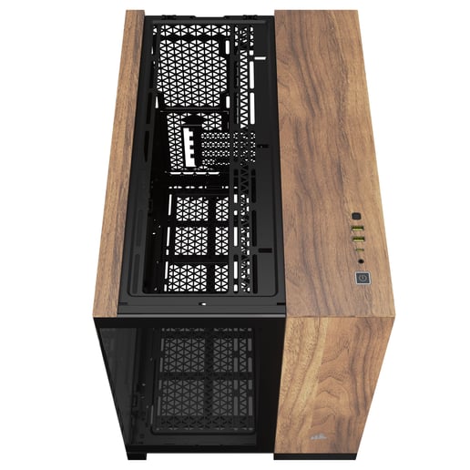 Corsair 2500X Walnut Mid Tower Case - Black 