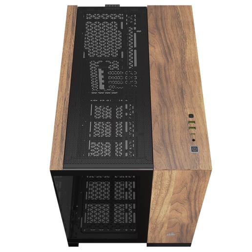 Corsair 2500X Walnut Mid Tower Case - Black 
