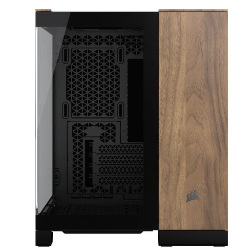 Corsair 2500X Walnut Mid Tower Case - Black 