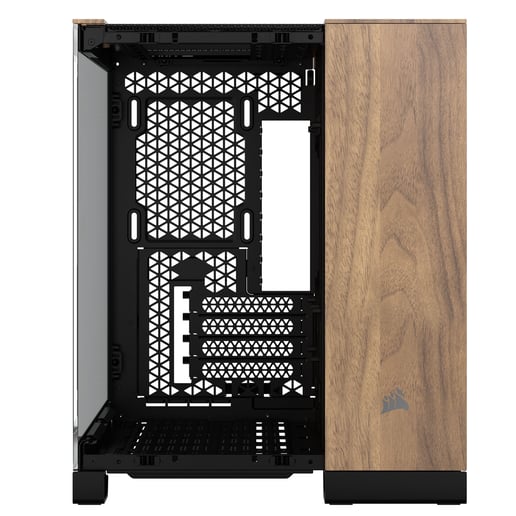 Corsair 2500X Walnut Mid Tower Case - Black 