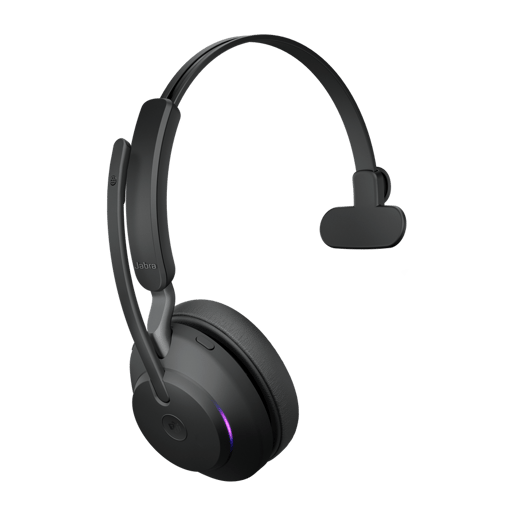 Jabra Evolve2 65 USB-A MS Teams Mono Headset with Charging Stand