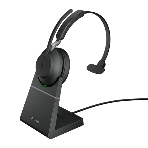 Jabra Evolve2 65 USB-A MS Teams Mono Headset with Charging Stand