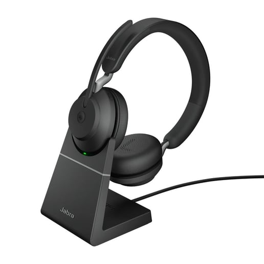 Jabra Evolve2 65 USB MS Stereo Headset with Charging Stand