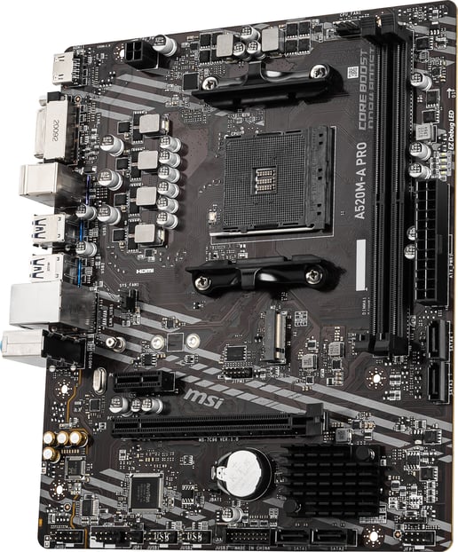 MSI A520M-A PRO mATX Motherboard for AMD AM4 CPUs