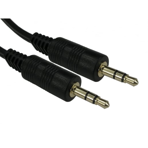 Cables Direct 3m 3.5mm Stereo Audio Cable, Black