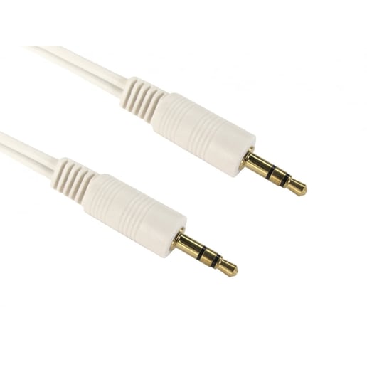 Cables Direct 10m 3.5mm Stereo Audio Cable, White