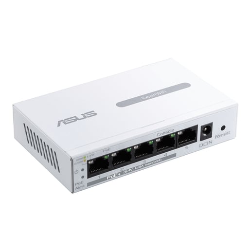 ASUS ExpertWiFi EBP15 5-Port Gigabit PoE+ Desktop Switch 