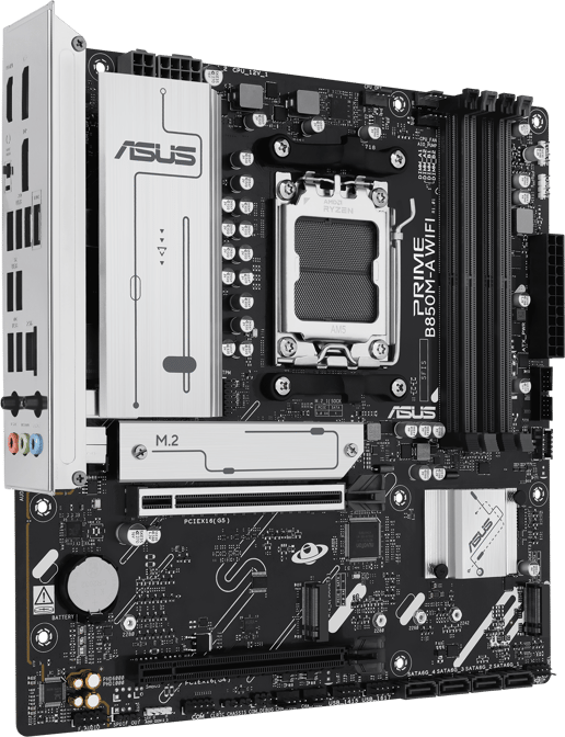 ASUS Prime B850M-A WiFi mATX Motherboard for AMD AM5 CPUs