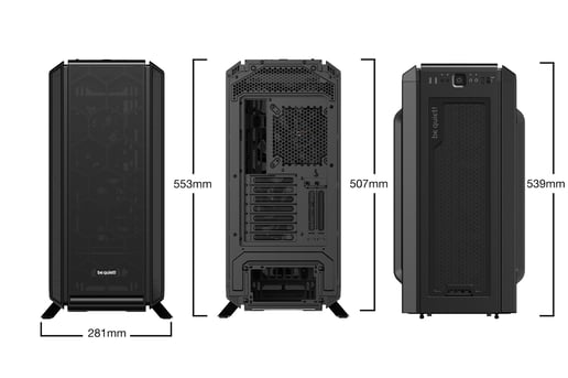 Be Quiet! Silent Base 802 Mid Tower Case - Black 