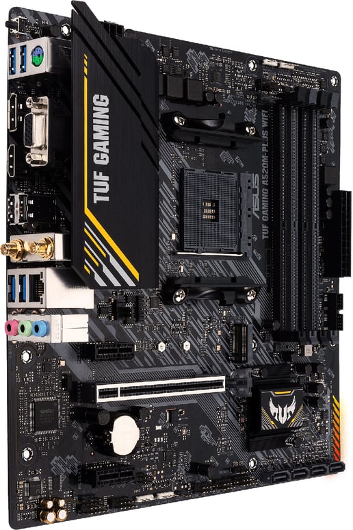 ASUS TUF Gaming A520M-Plus WIFI mATX Motherboard for AMD Socket AM4 CPUs
