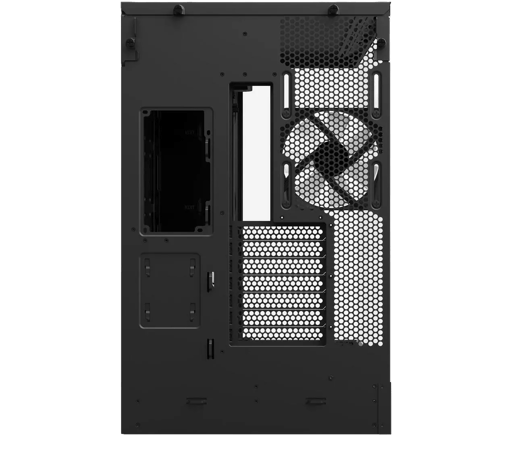 NZXT H9 Flow RGB+ (2025) Mid Tower Gaming Case - Black 