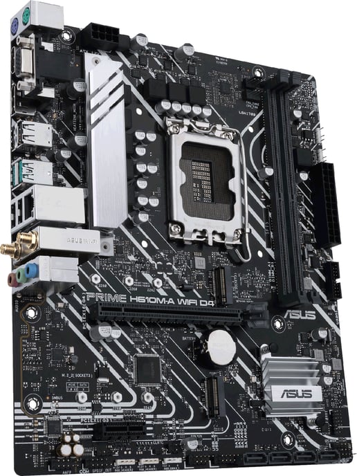 ASUS Prime H610M-A WIFI D4 mATX Motherboard for Intel Socket 1700 CPUs