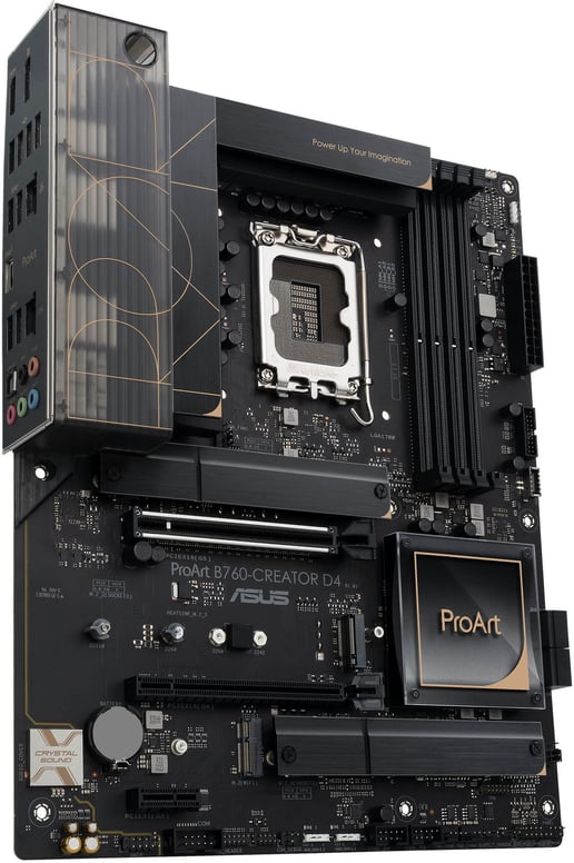 ASUS ProArt B760-CREATOR D4 ATX Motherboard for Intel LGA1700 CPUs