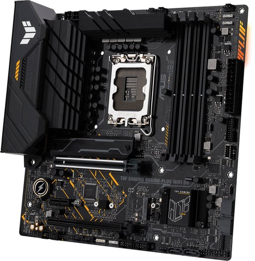 ASUS TUF Gaming B660M-Plus WIFI D4 mATX Motherboard for Intel LGA1700 CPUs