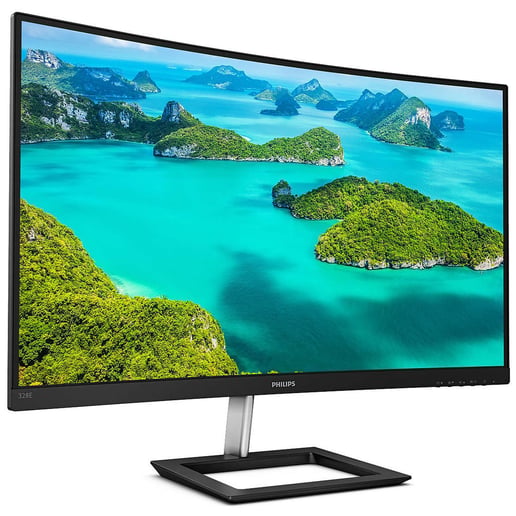 Philips E Line 328E1CA 32" 4K Curved Monitor - VA, 4ms, Speakers, HDMI, DP