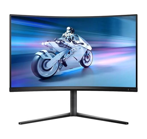 Philips Evnia 32" 1440p (QHD) Curved Gaming Monitor - VA, 500 nits, 240Hz, 1ms